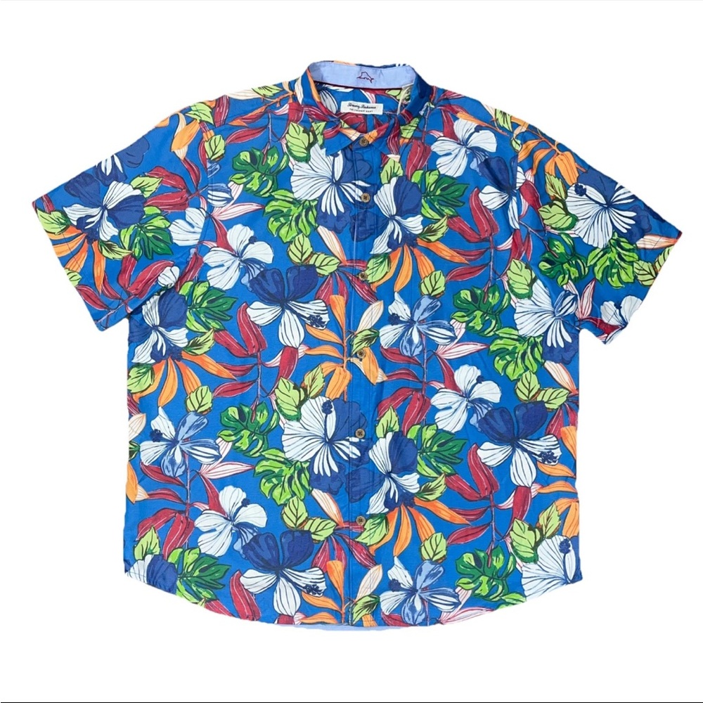 Tommy Bahama IslandZone Coconut Point Luau Camp Hawaiian Floral Shirt‎ XL - Picture 3 of 16